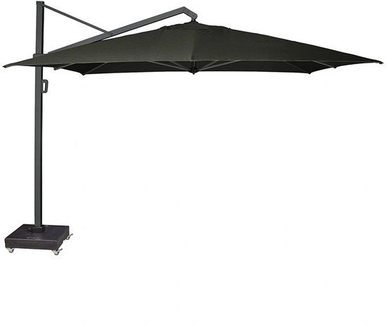 Platinum Sun & Shade Zweefparasol Icon Premium 350x350cm Faded Black