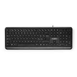 Nedis KBMU200BKIT Toetsenbord Universeel USB QWERTY Italiaans Zwart