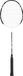 Avento Badminton Racket Glasfiber - Match - Zwart