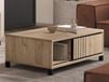 TRAVIRIS Table basse rectangulaire 1 tiroir 125 cm castella