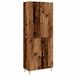vidaXL Highboard Oud Hout 69,5 x 34 x 180 cm Bewerkt Hout