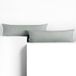 DecoKing 2 kussenslopen 40 x 145 cm, jerseykatoen, rits, amber-staal