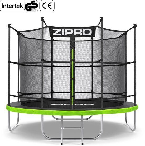 Zipro® Jump Pro 8FT tuintrampoline Ø252cm met binnennet