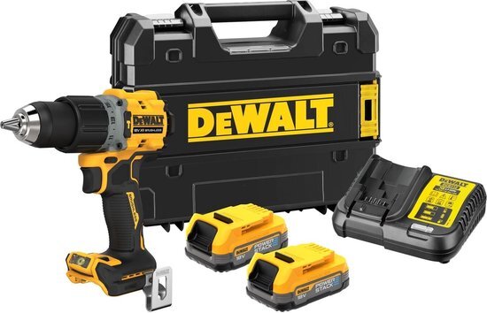 DeWalt DCD805E2T Compacte Accu Schroef-/klopboormachine G3 18V XR 1.7Ah POWERSTACK in TSTAK