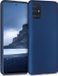 kwmobile hoesje geschikt voor Samsung Galaxy A51 - Hoesje voor smartphone - Back cover in metallic blauw