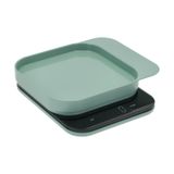 Rosti 25686 Keukenweegschaal Groen Aanrecht Vierkant Elektronische keukenweegschaal