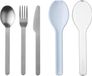Bol Cutlery 3-piece set Ellipse - Stainless steel - Pink