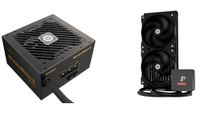 ENERMAX Marblebron II 850 Watt modulaire 3.1 ATX gaming voeding 80PLUS brons & Liqmax IV 240 mm CPU waterkoeling met digitale display bundel