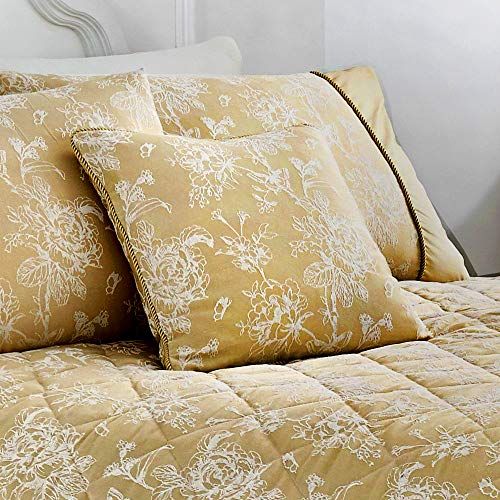 Serene - Jasmine - Sierkussen - 43x43 cm - Champagne Gold