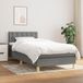 Maison Exclusive - Boxspringbed met matras, **dark grey**, 90x190 cm, **textile**