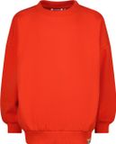 Vingino Basic-rn oversize meisjes sweater lange mouw ronde hals katoen elastaan rood maat 164