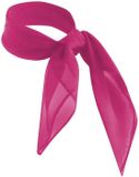 Karlowsky Zijde mousseline sjaal voor vrouwen, fuchsia, 60x60 cm