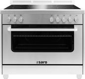 SARO Inductiekookplaat + Elektrische Oven TS95IND61X Zilver