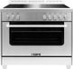 SARO Inductiekookplaat + Elektrische Oven TS95IND61X Zilver