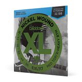 D'Addario EXL117 Drop D-stemmingsset nikkel snaren voor elektrische gitaar 011 '- 056' Medium Top / X-Heavy
