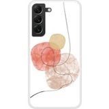 Samsung Beschermende siliconen case compatibel met Galaxy S22 Plus One lijn rood