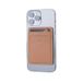 Xoopar Iné Mini NFC-functie - Compatibel met Mag-Safe Portemonnee voor iPhone Android, RFID-kaarthouder met Mag-Safe Magneet (Bruin)
