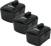 Vhbw 3x Batterie Compatible Avec Ryobi Lsd-1201pb, Lsd-1202pb, Hp612k, Jg001, Hjp001k, Hjp002, Hjp001 Outil Électrique (3000 Mah, Li-ion, 12 V)
