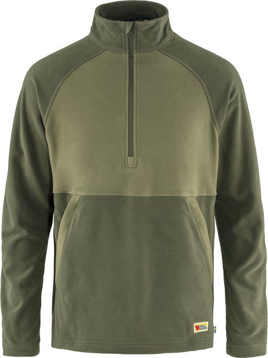 Fjallraven Vardag Lite Fleece Heren Outdoorvest - Laurel Green-Light Olive - Maat L - 2022