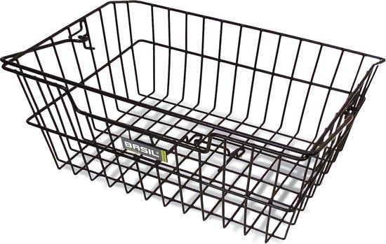 Basil Cairo Bicycle Basket - Rear - Steel - Black