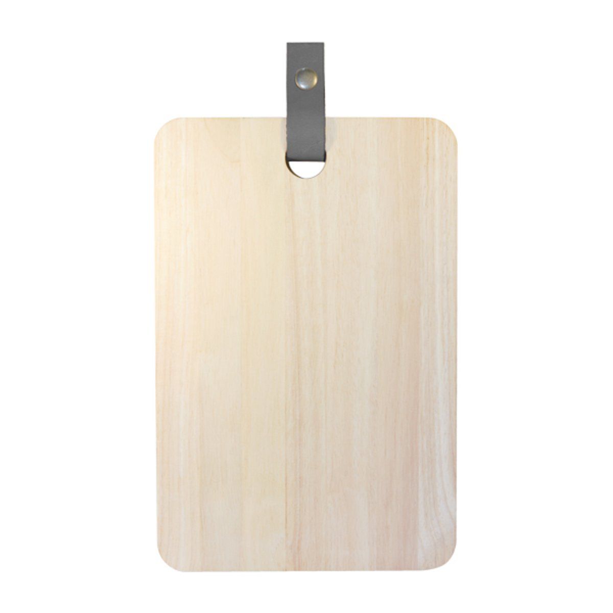TAK Design Snijplank L - 20 x 30 cm - Grijs - Incl. Leer - Hout