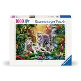 Ravensburger Puzzel Familie der Weißen Tiger - 1000 stukjes