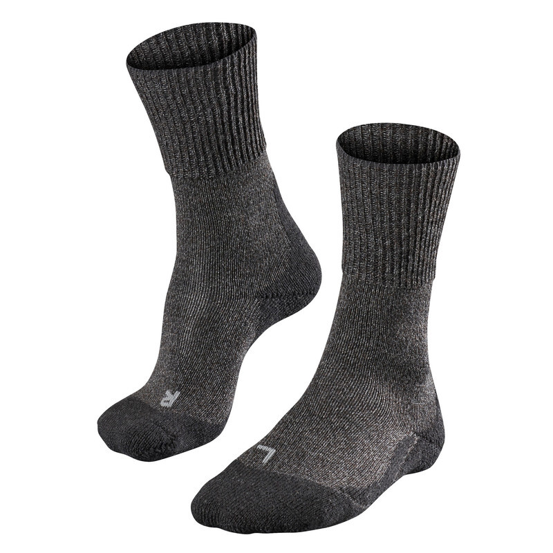 Falke Falke TK1 Wool - Wandelsokken - Heren - Antraciet - Maat 46/48