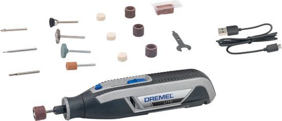 Dremel Lite Multitool - 15 accessoires - Variabele snelheid