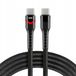everActive USB-C PD Kabel 3m RGB LED 45W Snelladen Data 480Mbps