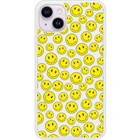 iPhone 15 Plus Smiley Bedrukt Siliconen Hoesje