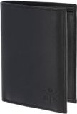 Oxmox Leren portemonnee Leather RFID Protect Kombibörse Ox 2.0 Embossed Black zwart