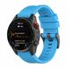 By Qubix Qubix - Siliconen sportbandje - Blauw - 22mm Quickfit - Geschikt voor Garmin Tactix 8 - 47mm