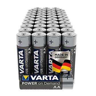 Varta Power on Demand AA Mignon Batterijen (40 stuks)