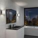 Herstal Evoke Applique Murale IP44 Large Anthracite/Opale
