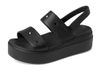 Crocs Brooklyn 4u damessandalen, zwart, 8