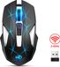HXSJ T300 2.4G Draadloze Gaming Muis - Ultra licht - Compact Voor Onderweg - RGB Verlichting - Zwart