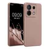 kwmobile metallic telefoonhoesje van TPU - geschikt voor Xiaomi Redmi Note 13 Pro 5G / Poco X6 5G - Flexible case voor smartphone - In metallic arctische bes