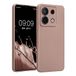 kwmobile metallic hoesje van TPU - geschikt voor Xiaomi Redmi Note 13 Pro 5G / Poco X6 5G - Flexible case voor smartphone - In metallic arctische bes