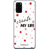 ERT GROUP mobiel telefoonhoesje voor Samsung S20 PLUS / S11 origineel en officieel erkend Babaco patroon Positive vibes 006 optimaal aangepast aan de vorm van de mobiele telefoon, gedeeltelijk bedrukt