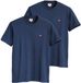 LEVIS T-shirt Original Housemark Tee Set van 2 Bleu Coton Regular Fit Hommes L