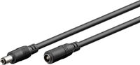 Goobay 76672 Electriciteitssnoer Zwart 1,5 m 5.5 x 2.5 mm