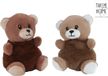 Take Me Home knuffelbeer pluche 14 cm bruin geborduurd detail.