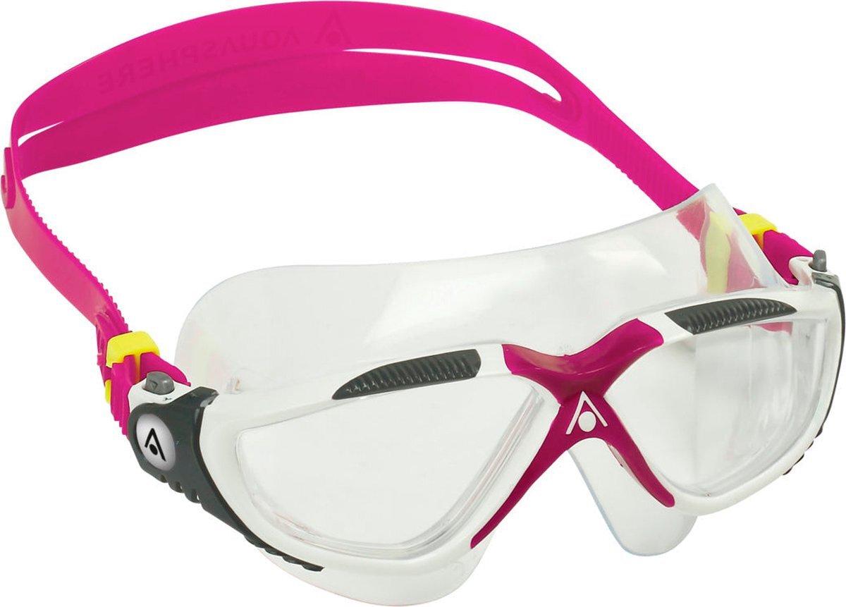Aquasphere Aquasphere Vista - Zwembril - Volwassenen - Clear Lens - Wit/Roze