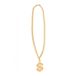 Partyxplosion Dollar teken ketting- goud - kunststof - gangster - carnaval/verkleed accessoires