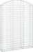 vidaXL - Schanskorf - gewelfd - 150x30x200/220 cm - gegalvaniseerd - ijzer