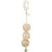 Trixie Rotan Bal met Klokje - 3 stuks - 24 cm