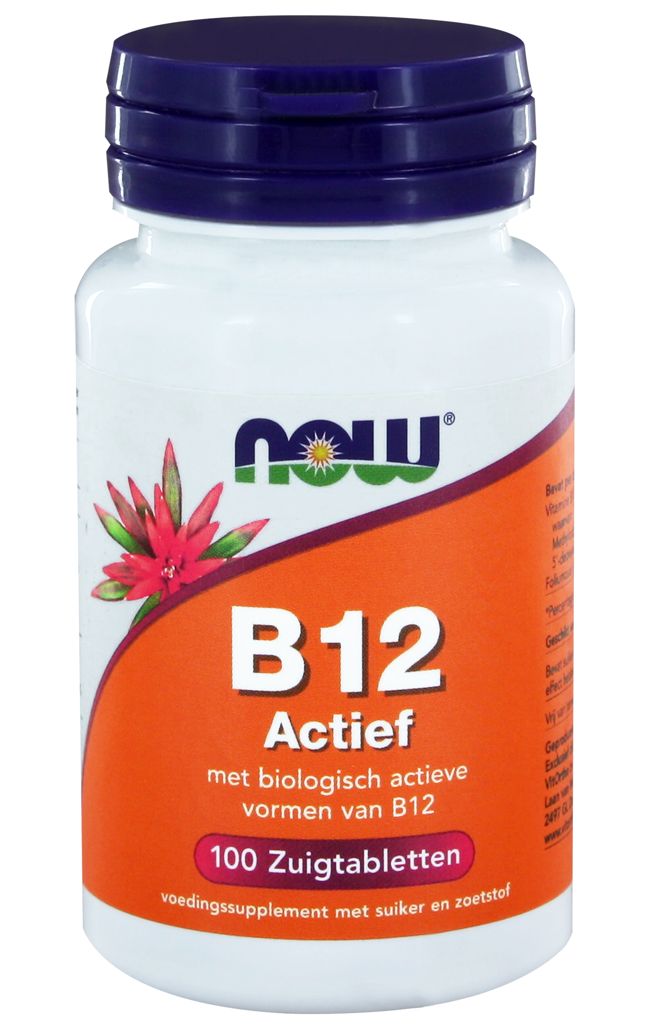 NOW B-12 Actief Tabletten 100st