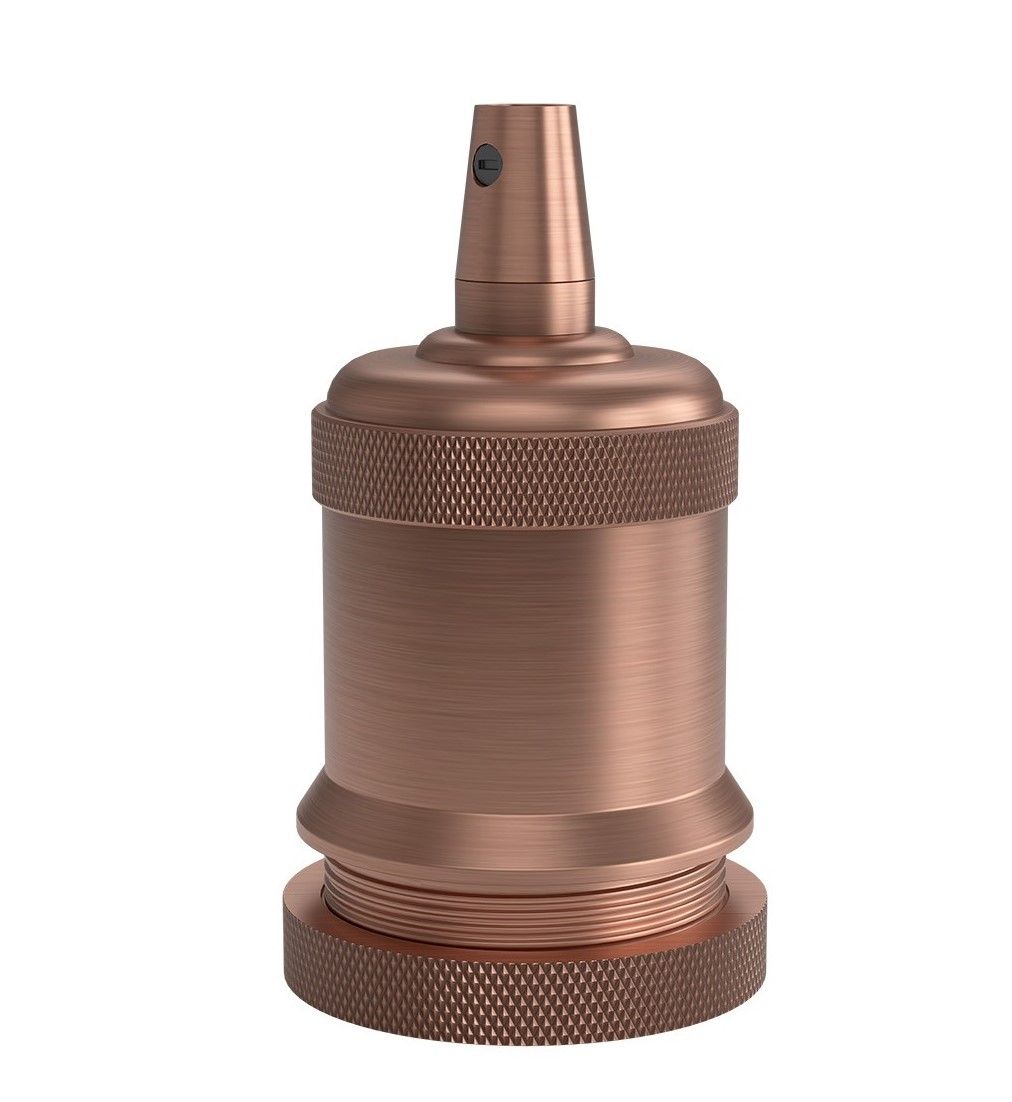 Calex Lamphouder E27 Aluminium Model Piek M 003 Mat Koper