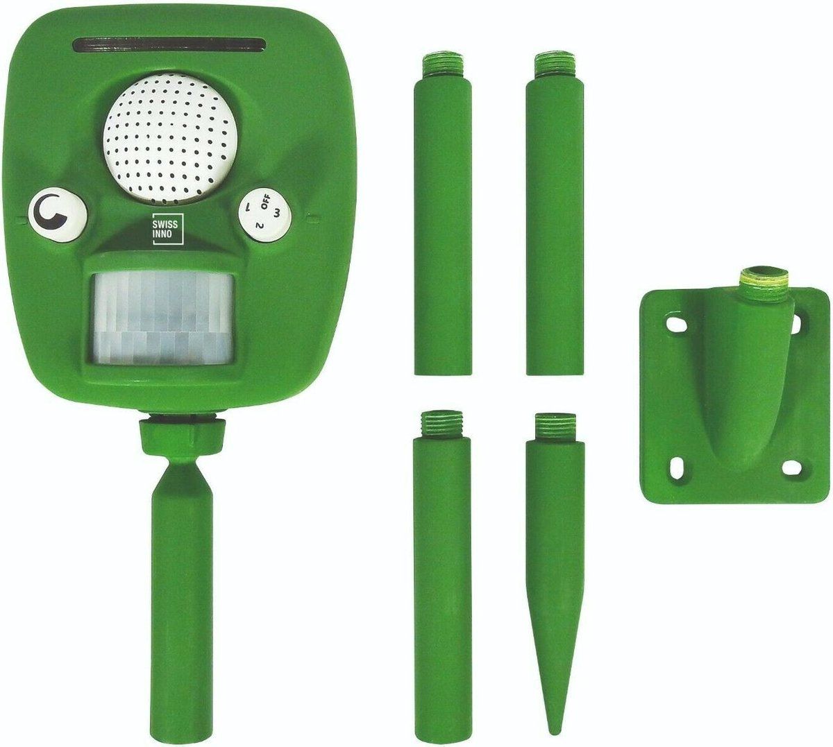 Swissinno Solutions Outdoor dieren verdrijver - Solar PRO - groen