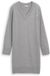 Tom Tailor Gebreide jurk met kasjmier - Maat 36 - medium silver grey melange